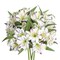 Alstroemeria Artificial Flowers Bulk Peruvian Lily Faux Bouquet 18” Long Stems Silk Petals Wedding Decoration, 4pcs